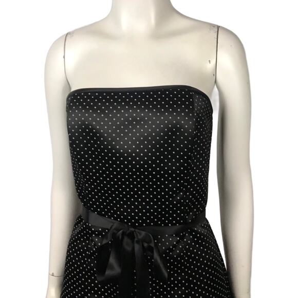 Vintage Gunne Sax Polka Dot Strapless Short Party Dress / Small * - Picture 2 of 4